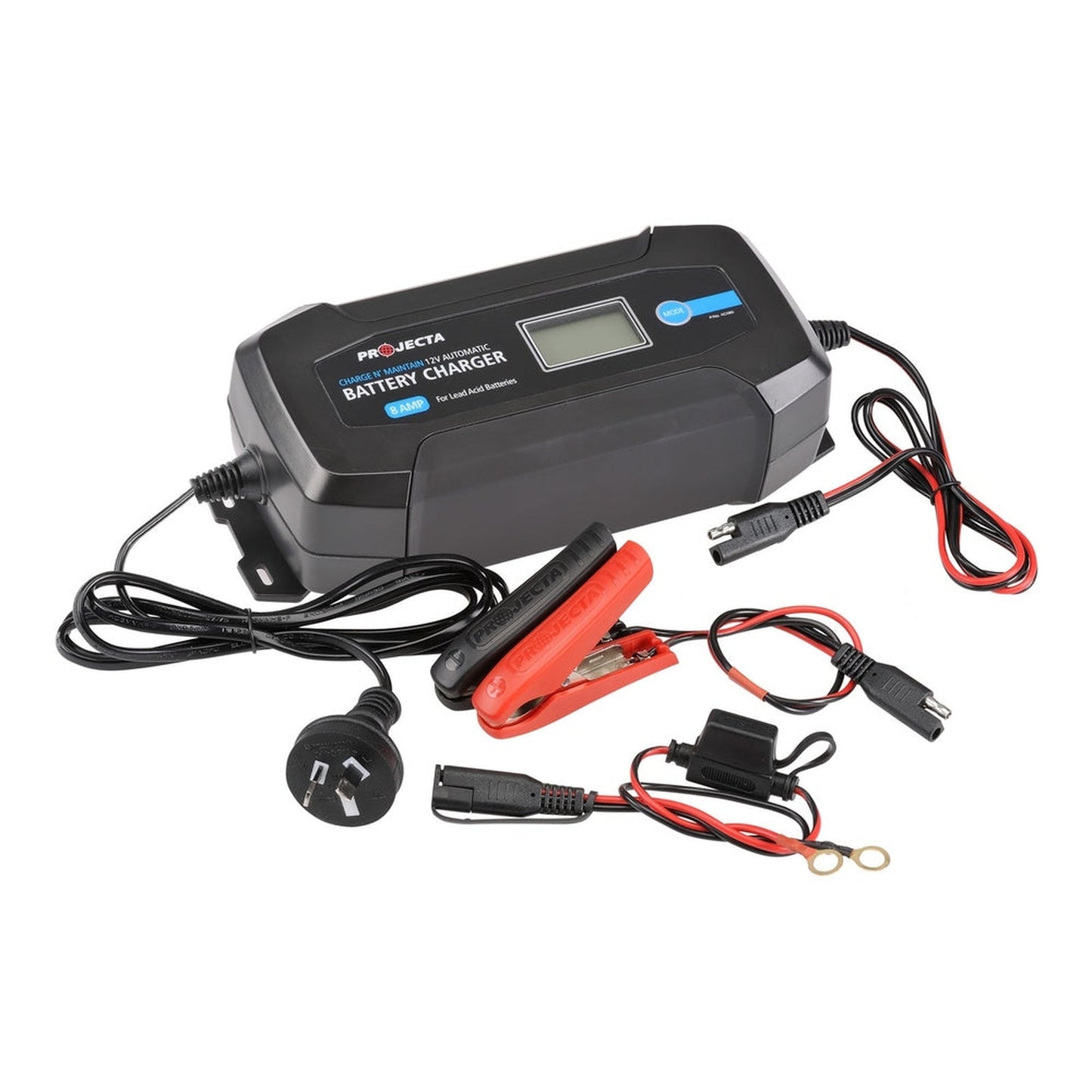 12V AUTOMATIC 8 AMP 8 STAGE BATTERY CHARGER AC080