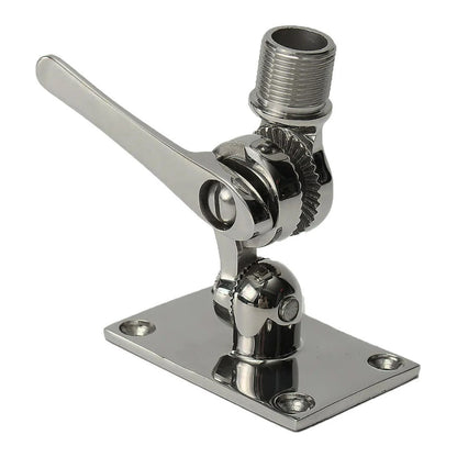 Marine Mount - 316 Stainless Steel 2-Way Adjustable Knock-Down Mount, 1"-14 UNS thread