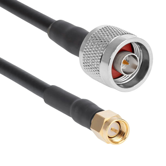 Powertec PTL-240 Coaxial Cable N Male to SMA Male, 15m