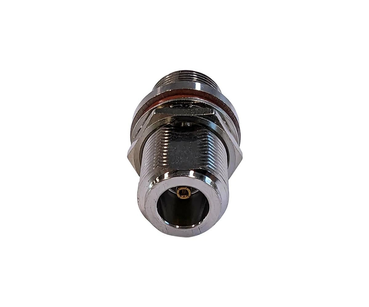 Powertec RF Adapter N Female to N Female, Bulkhead Rear Mount