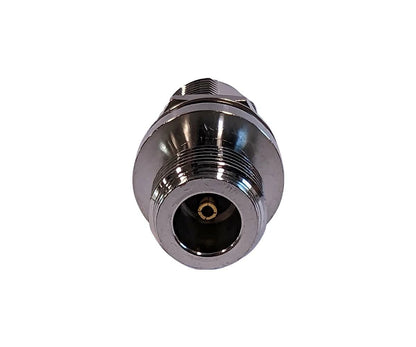 Powertec RF Adapter N Female to N Female, Bulkhead Rear Mount
