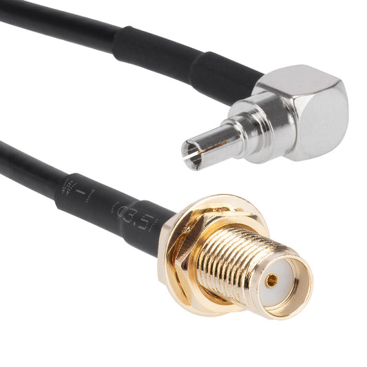PTL-100 Patch Cable CRC9 to SMA Female 18cm