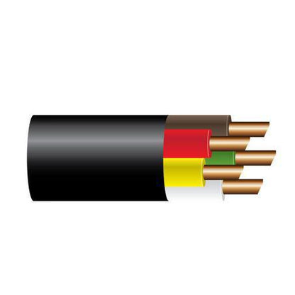 OEX 2.5mm 5 Core Trailer Cable, With Black Sheath - 10m Blister Pack