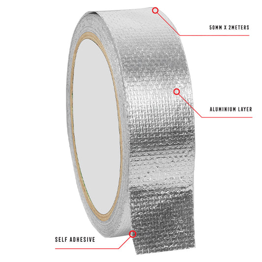 TITAN HEAVY DUTY ALUMINIUM TAPE - 30mm x 10Mtrs