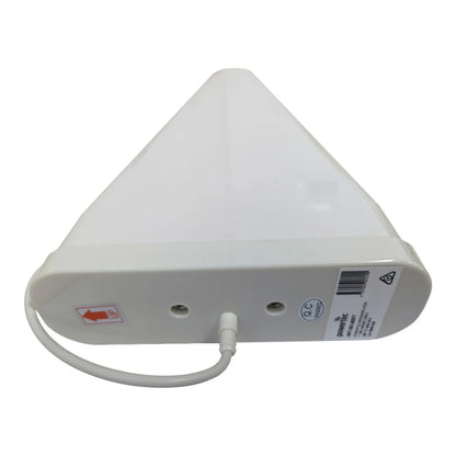Powertec 4G-5G Wideband LPDA Antenna, 698 to 4000 MHz, N Female, PTL-240 Coaxial Cable N Male to SMA Male, 10m