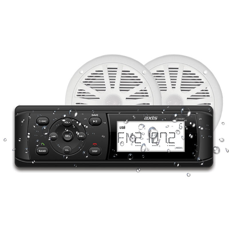 AXIS MARINE RECEIVER + 6.5 INCH SPEAKER PACK