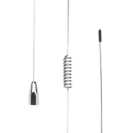 Uniden AT840 6.6 dBi Gain UHF Antenna - Elevated Feed and Stainless Steel Whip