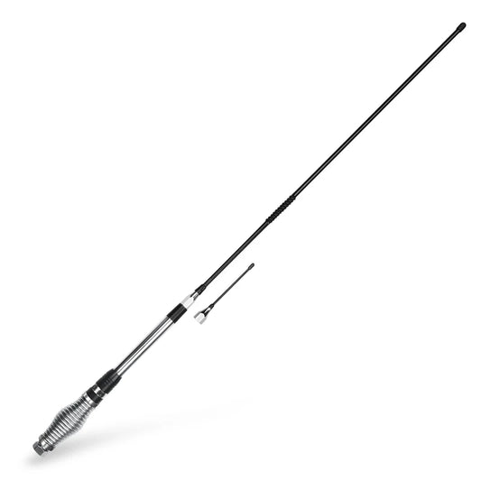 Uniden AT880TWIN 6.6 dBi Gain UHF Antenna – Elevated Feed and Fibreglass Whip with Black Heat Shrink