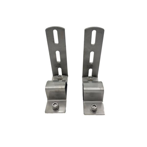 GMF 4x4 AW-029 Awinging Bracket To Suit Toyota Landcruiser 200 Series 2016-On Roof Rail Awning Bracket Stainless Steel