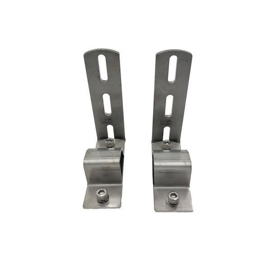 GMF 4x4 AW-029 Awinging Bracket To Suit Toyota Landcruiser 200 Series 2016-On Roof Rail Awning Bracket Stainless Steel