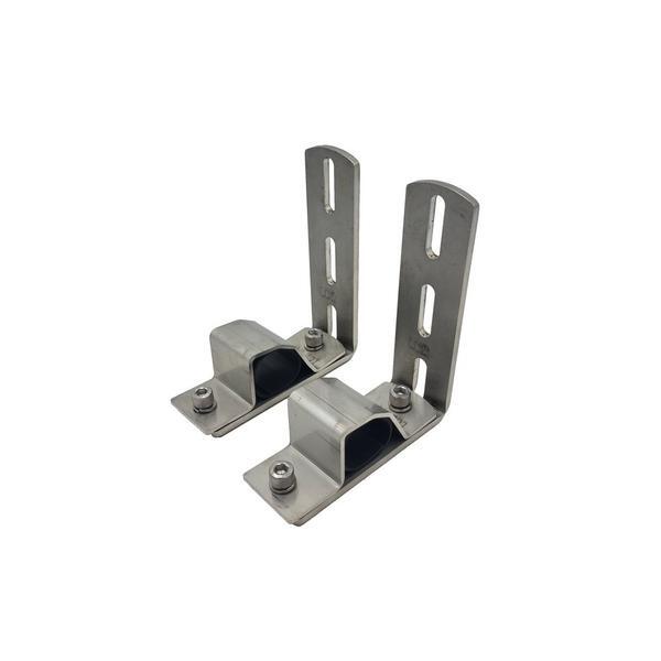 GMF 4x4 AW-029 Awinging Bracket To Suit Toyota Landcruiser 200 Series 2016-On Roof Rail Awning Bracket Stainless Steel