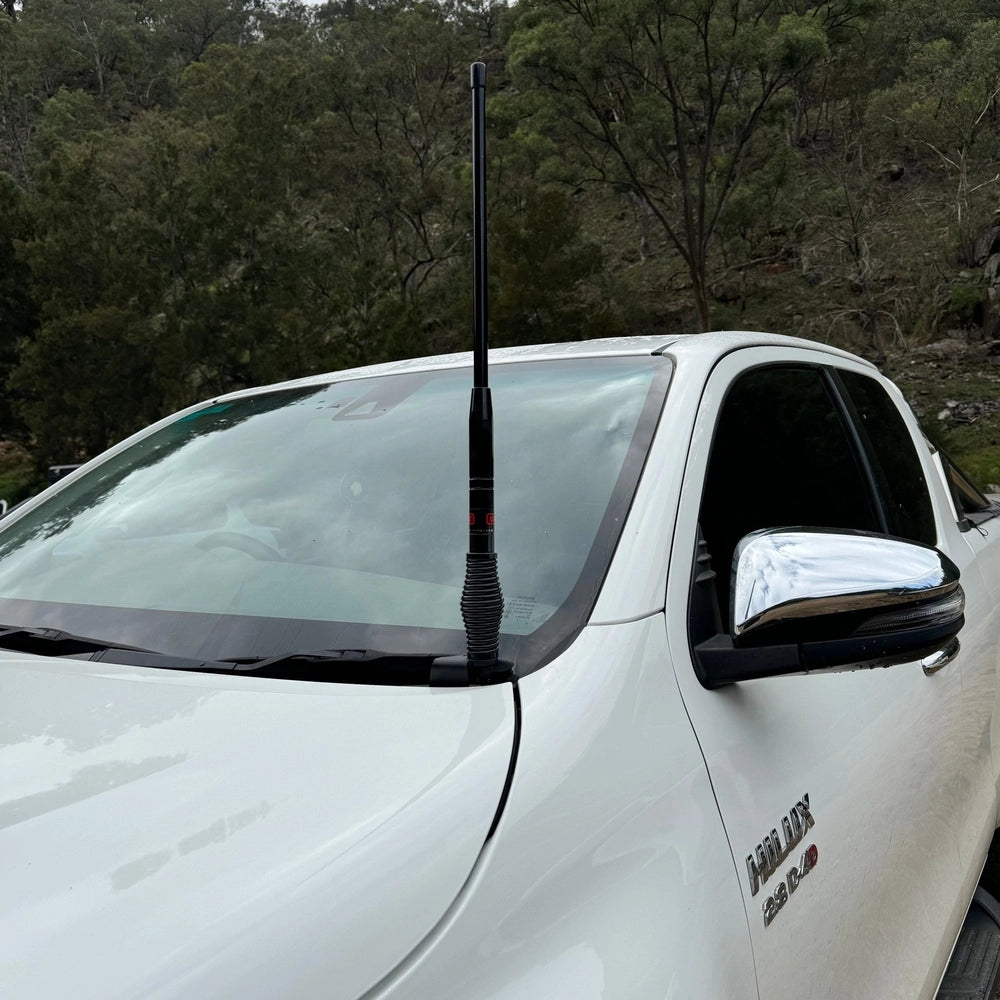 GMF4x4 BB-003P (003P-BB) Toyota Hilux N80 2015-2025.5 Bonnet Aerial UHF Antenna Bracket Passenger Side