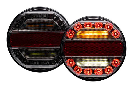 Roadvision LED Rear Combination Lamp 10-30V Stop/Tail/Ind/Rev/Ref 125x32mm