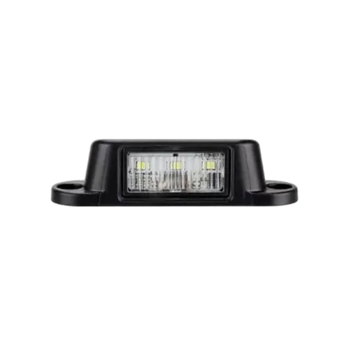 Roadvision Licence Plate Light LED 10-30V 4 LED Surface Mount Black Body Blister Packed