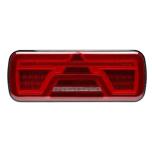 Roadvision LED Combination Lamp Right Side 10-30V Stop/Tail/Ind/Rev/Fog/Ref with Sequential Indicator Glow Park