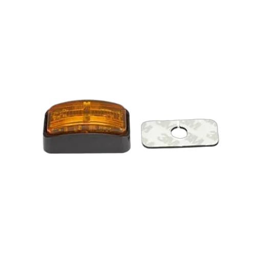 Roadvision Clearance Light LED Amber BR7 Series 10-30V 50x25mm Amber Lens Fixed Mount 0.5m Cable