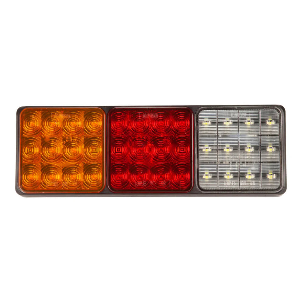 Roadvision LED Combination Lamp Triple BR82 Series Stop/Tail/Indicator/Reverse - BR82ARW