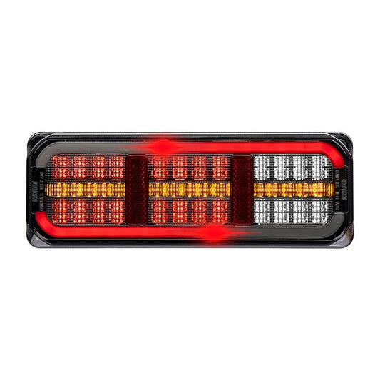 Roadvision LED Rear Combination Lamp 10-30V Stop/Tail/Ind/Rev/Ref 285x105mm Dynamic Glow Tail