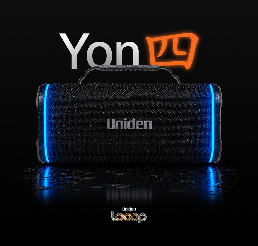 Uniden Looop Yon 100W Bluetooth Speaker IP67 Power Bank Handle