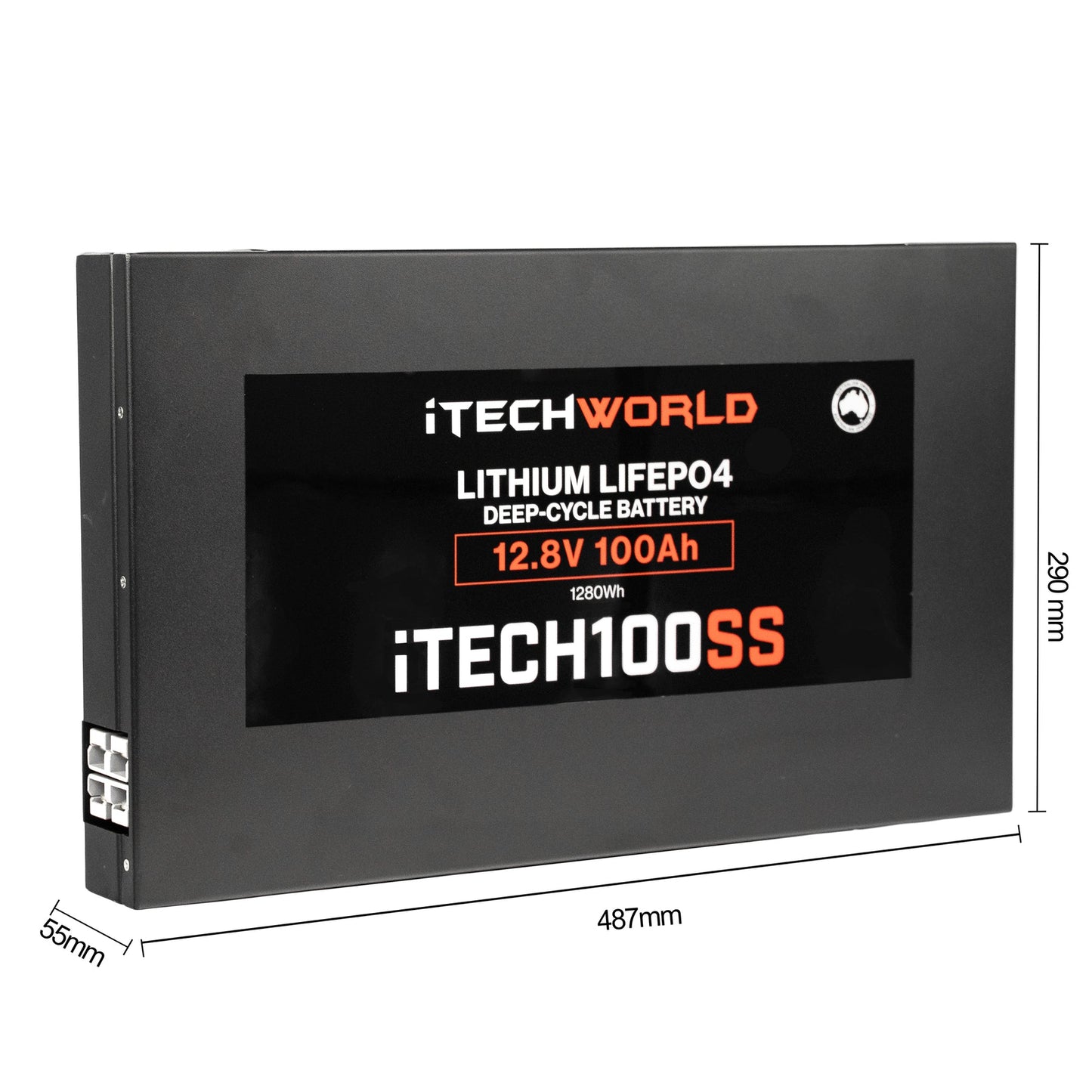 Itech100ss 100Ah 12V Super Slim Deep Cycle Lithium Battery - Preorder ETA END OF JUNE / EARLY JULY