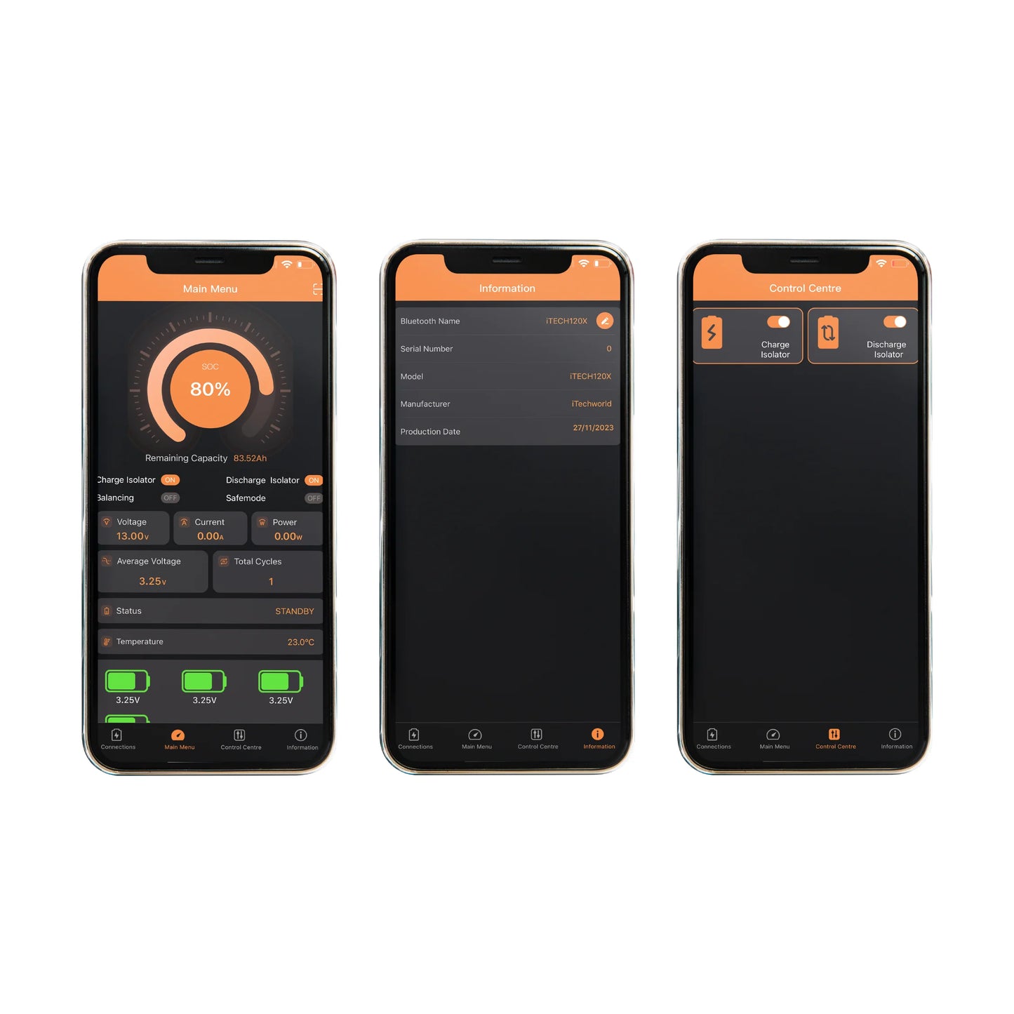iTechworld iTECH120X PRO Deep Cycle Lithium Battery with Bluetooth LiFePO4 120Ah