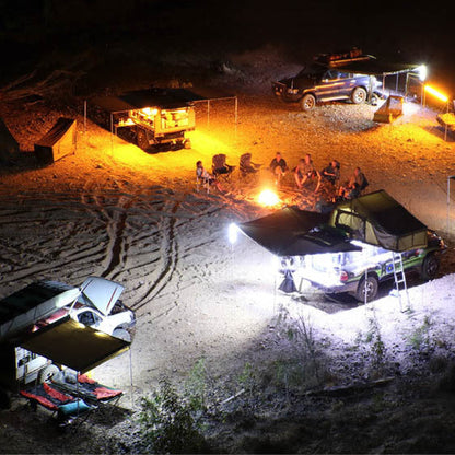 Hard Korr 2 Bar LED Camp Light Kit – Waterproof, Magnetic Mount, Tri-Colour Dimming