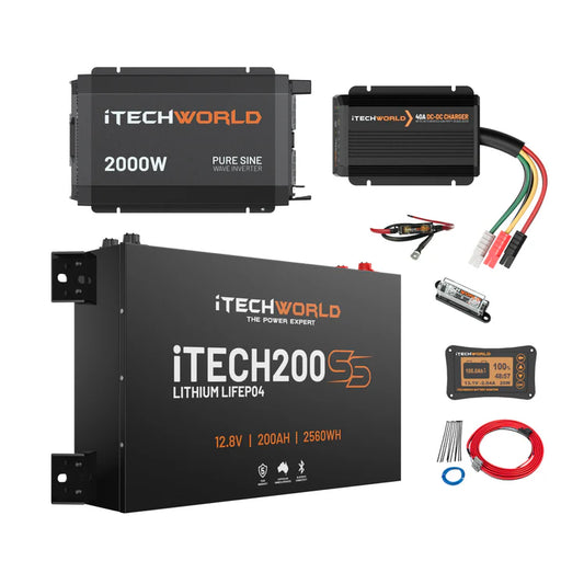 Complete Slimline 4WD Kit 200Ah