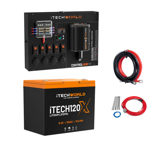 iTechworld Control Hub Kit with 25A DCDC Charger and iTECH120X PRO