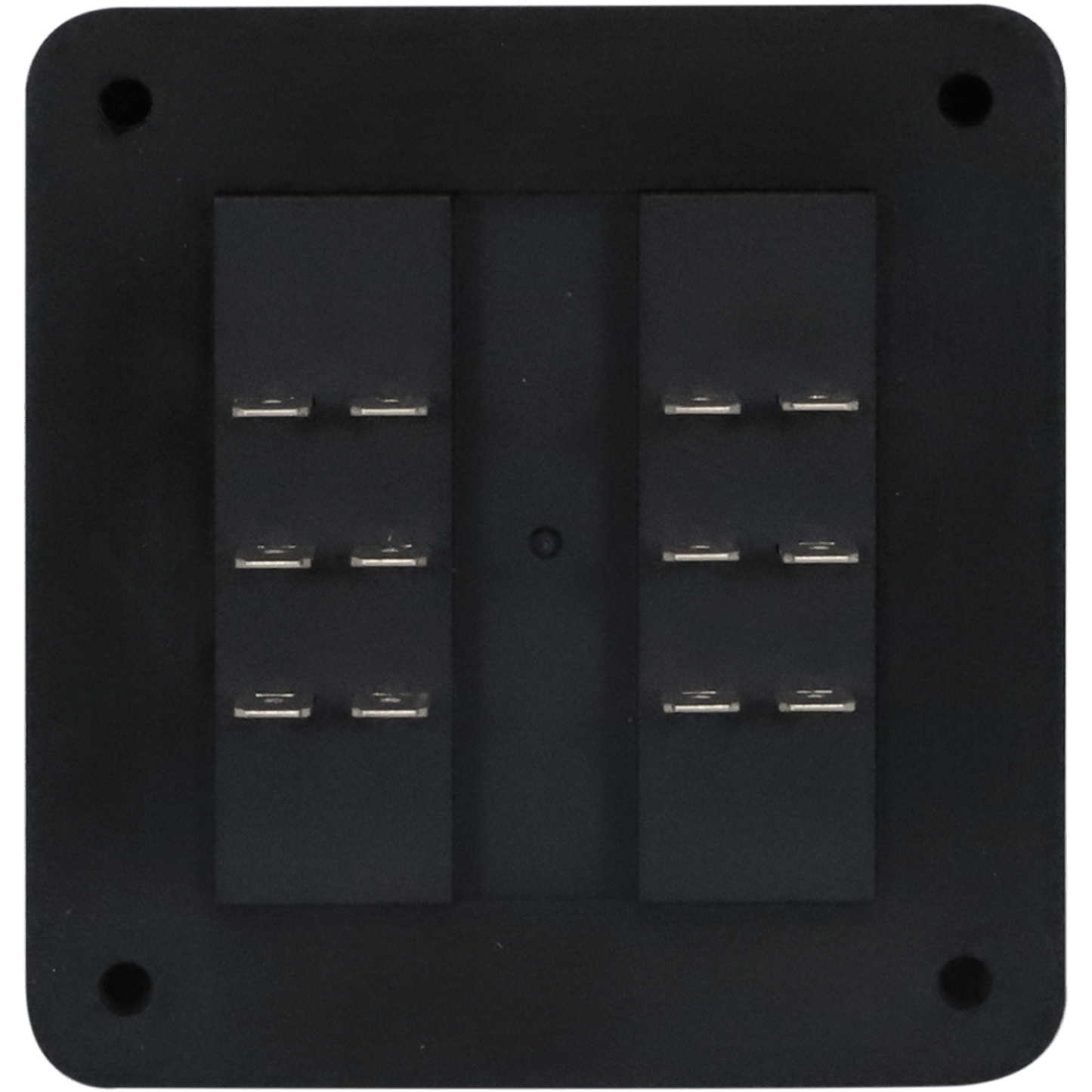 Enerdrive Fuse Block Panel Mount 6 In 6 Out with LEDs