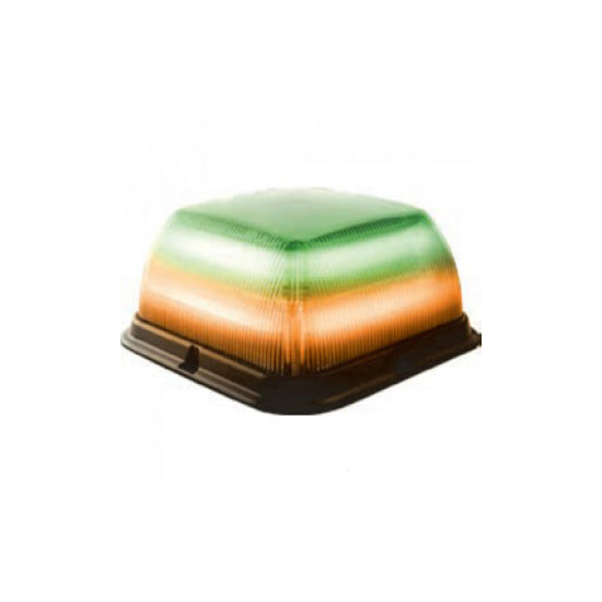 LED Beacon EB7185 Series 12/24v Dual Colour Amber/Green Fixed Mount 24 Flash Patterns