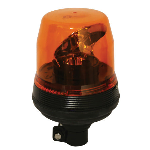 Ecco LED Beacon, Rotator, 12-24V, Amber, 3 Bolt - EB7813A