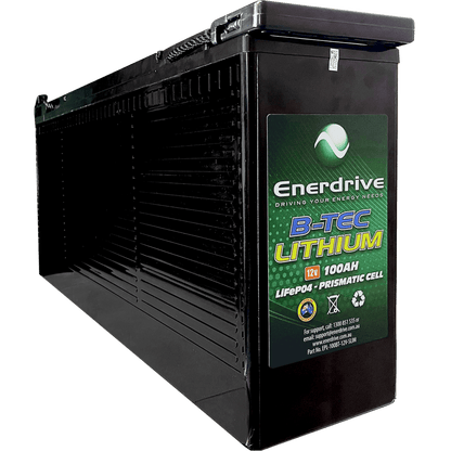 Enerdrive ePOWER B-TEC 100Ah Slim Lithium Battery