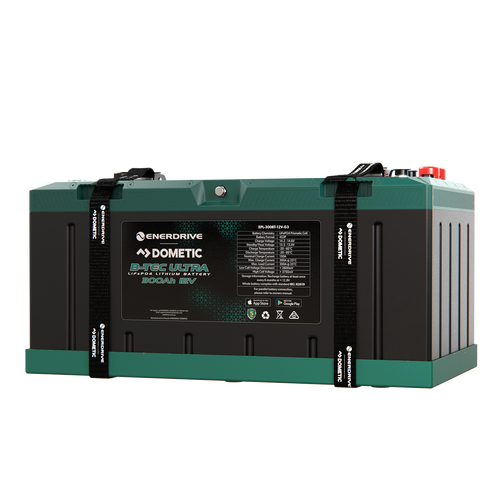 Enerdrive B-TEC ULTRA 12V 200Ah Lithium Battery IP67 Waterproof