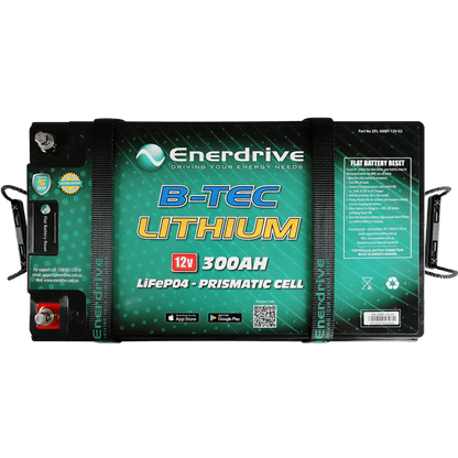 Enerdrive ePOWER B-TEC 300Ah Lithium Battery - Limited time sale ends Jan 2025