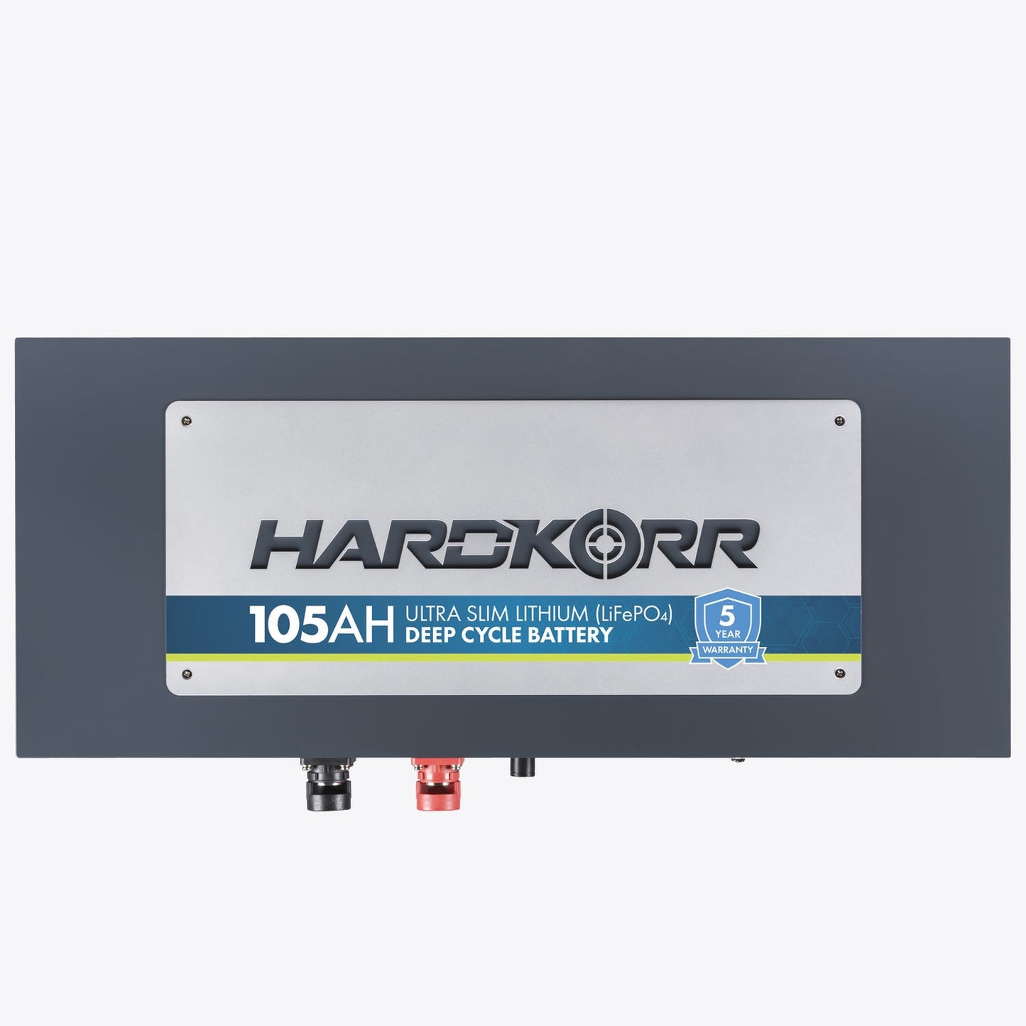 Hard Korr 105Ah Lithium (LiFePO4) Slimline Deep Cycle Battery W/ Bluetooth
