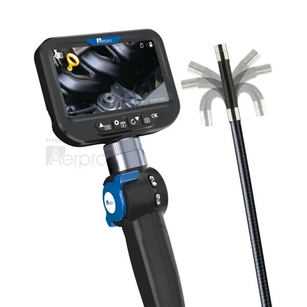 Articulating borescope HD 1080p inspection camera