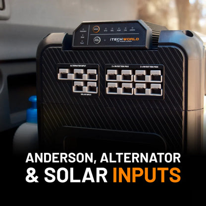 Premium GoFurther Dual Battery System With iTECHDCDC40 Battery Charger and iTECH120X PRO Lithium Battery with Bluetooth