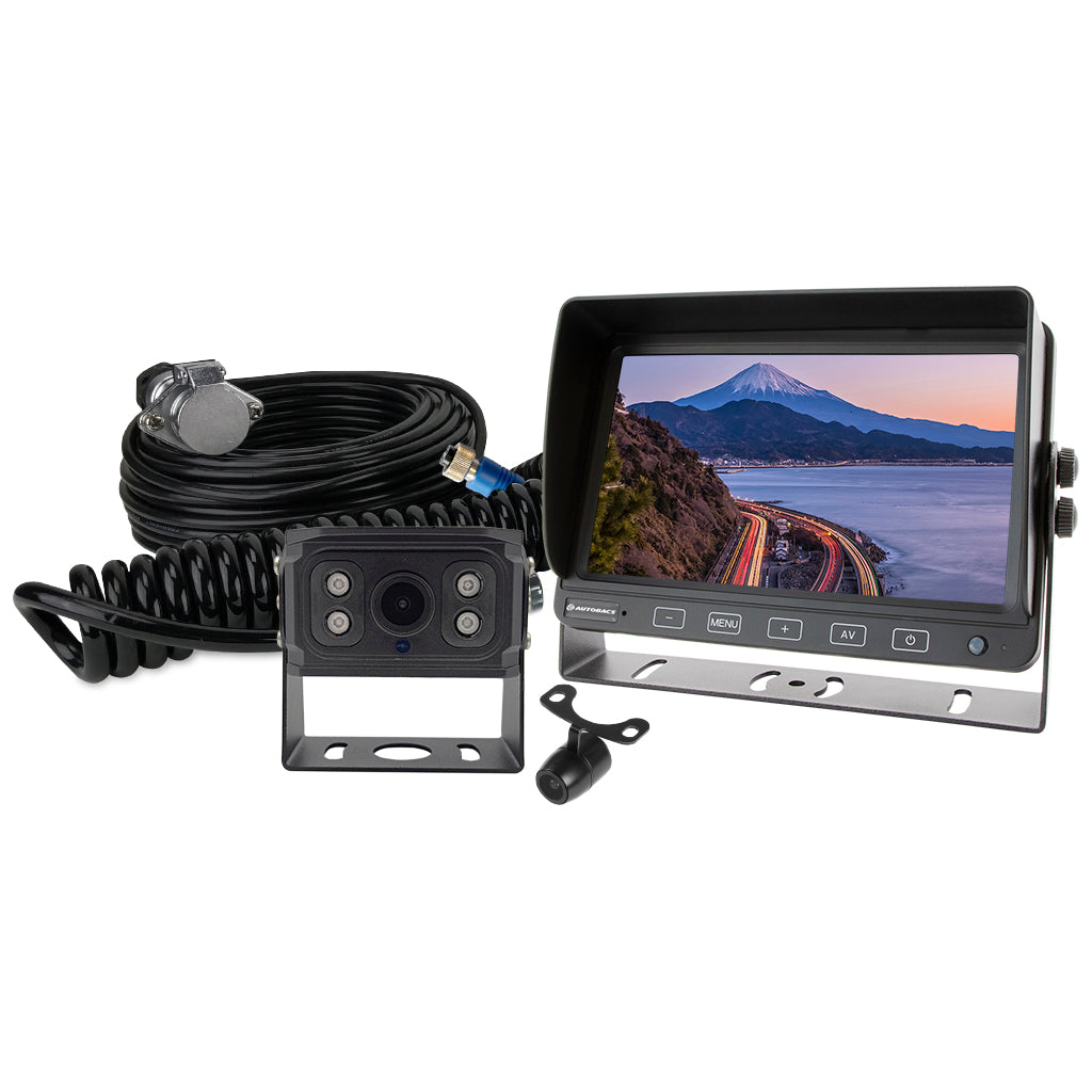 AUTOBACS 7 INCH 2 CAMERA CARAVAN KIT