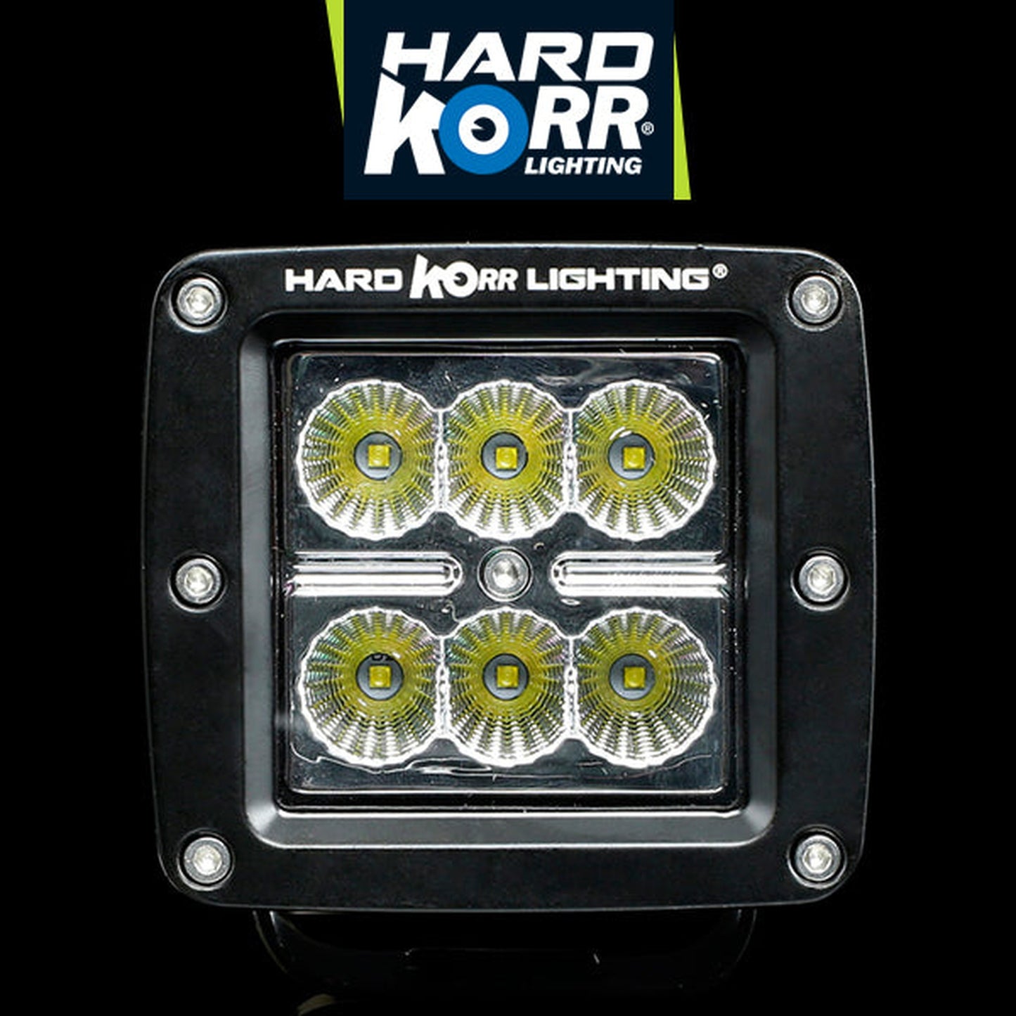 Hard Korr 18W 6 LED Flood Light Double Row