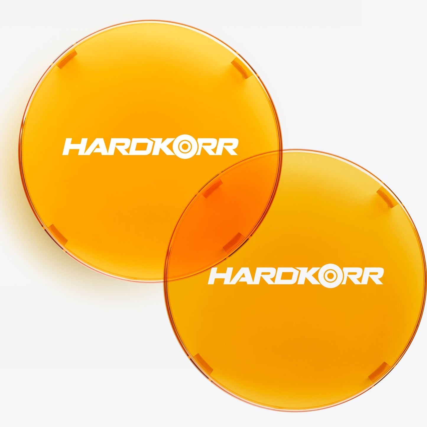 Hard Korr Orange Light Cover 7" - Pair