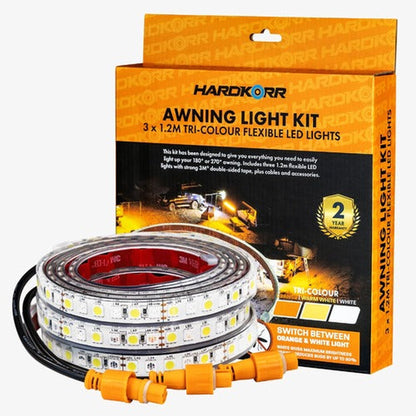 Hard Korr 3 Strip Tri-Colour Led Awning Light Kit