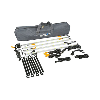 Hard Korr Lifestyle 4-Bar Orange & White LED Camp Light Kit