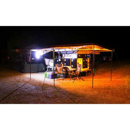 Hard Korr Lifestyle 4-Bar Orange & White LED Camp Light Kit