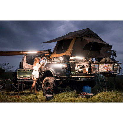 Hard Korr Lifestyle 4-Bar Orange & White LED Camp Light Kit