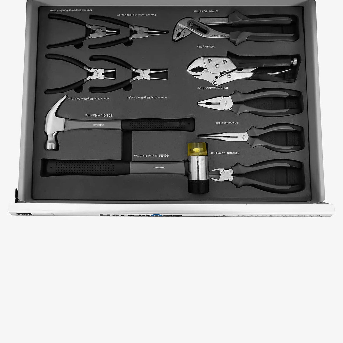 Hard Korr - 160 Piece Workshop Toolkit with Trolley Cabinet