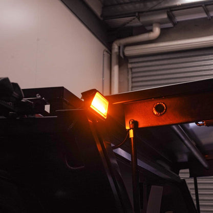 Hard Korr Tri-Colour Angled LED Work Light - WHITE