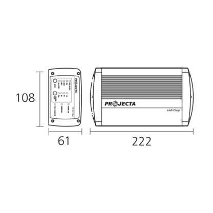 12V AUTOMATIC 15A 7 STAGE BATTERY CHARGER IC1500