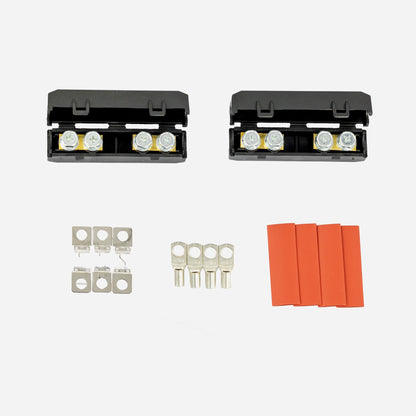 Midi Fuse Kit Inline 200 AMP 2 Holder 3 Fuses 4 Terminals 4 Heatshrink