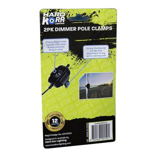 Hard Korr Dimmer Pole Clamps 2Pk