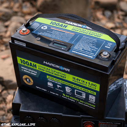Hard Korr 100AH High-Discharge Lithium (LiFePO4) Deep Cycle Battery